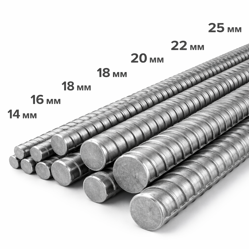 Rebar 14–25 mm A500S